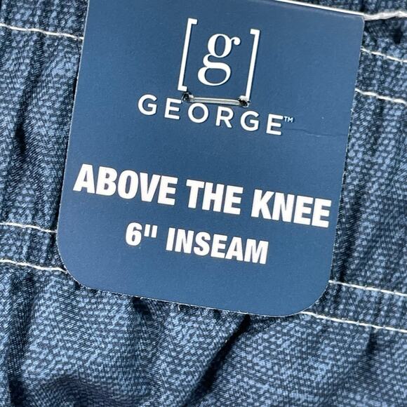 Patriotic Stars and Stripes Swim Trunks Men 3XL 48-50 Above The Knee 6" Inseam - Picture 9 of 11